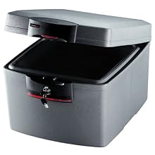 SentrySafe H3300 1.29-Cubic-Foot Fire Safe and Waterproof Security File, Silver Gray