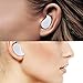 [Left Ear Version] Mini Bluetooth Wireless Invisible Headphone, Smallest PChero Wireless Earphones Earbuds Headphones headset with Mic For iPhone, iPad, Samsung, Most Bluetooth Smartphones - [White]