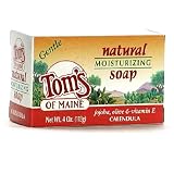 Tom's of Maine Natural Care Moisturizing Soap, Calendula, 4-Ounce Bars (Pack of 6)