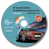 Produkt-Bild: Arbeitsbl&auml;tter Kraftfahrzeugtechnik interaktiv Lernfelder 5-8 - Einzellizenz: Version 2010