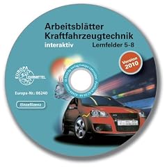 Arbeitsbl�tter Kraftfahrzeugtechnik interaktiv Lernfelder 5-8 - Einzellizenz: Version 2010
