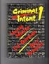 Criminal Intent