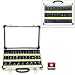 Neiko 35-Piece 1/4" Tungsten Carbide Tipped Router Bit Set with Aluminum Case