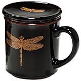 Black Dragonfly Infuser Mug