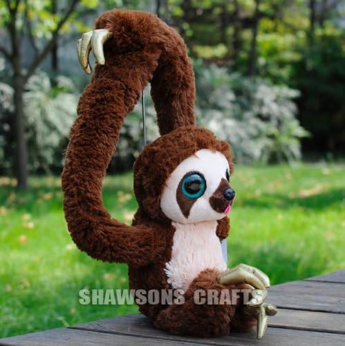 The Croods Movie Character Plush Stuffed Toy Monkey Belt Doll 16"