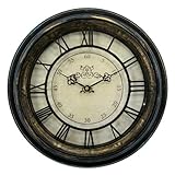 Geneva 14 inch Weathered Plastic Wall Clock