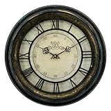 Geneva 14-Inch Weathered Plastic Wall Clock