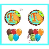 Giraffe 1st First Birthday Jungle Party Supplies Balloons D