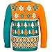 Forever Collectibles MIAMI DOLPHINS BUSY BLOCK UGLY SWEATER