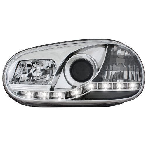 Dectane SWV02GX DAYLINE Scheinwerfer VW Golf IV _Tagfahrlicht Optik chrome Preisvergleich