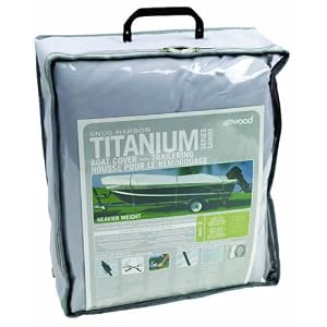 Attwood Snug Harbor Titanium Boat Cover, 300 Denier Polyester by attwood