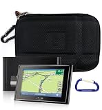 Mio Moov 500 & S501 Nylon Shell Carrying Case (Black) with Free Extra Carabiner Keychain