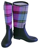 Chooka Women's Fab Plaid Riding Boot,Multi,9 M US