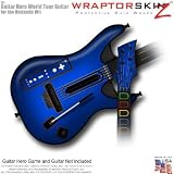 Colorburst Blue Skin fits Band Hero, Guitar Hero 5 & World Tour Guitars for Nintendo Wii (GUITAR NOT INCLUDED) by WraptorSkinz