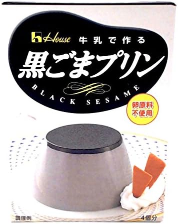 Japanese Pudding Mix - Black Sesame Instant Dessert from Japan