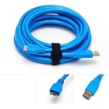 USB 3.0 Tether Cable 15ft 15' Tether Tethered Photography Tools Cable for Nikon D800 D800E D810 & Canon 5DS 7D Mark II