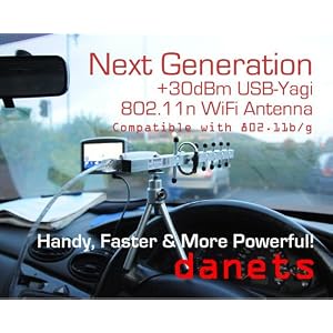 High Power Plug and Play directional WiFi Antenna 802.11n 2200mW by 