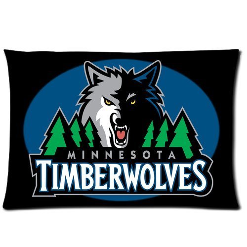 Minnesota Timberwolves Custom Throw Pillow Pillow Cases 20X30 (Two Sides)