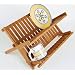 Lipper International 8813 Bamboo Folding Dishrack
