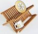 Lipper International 8813 Bamboo Folding Dishrack