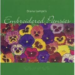 Embroidered Pansies