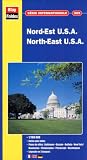 Carte routière et touristique : U.S.A., Nord-Est R° V°, N° 369 (avec un index)