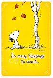 Thanksgiving Greeting Card Peanuts Snoopy So Many Blessings