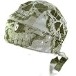 New Gray Skull Fitted Delux Do Doo Durag Bandana Head Scarf Medium