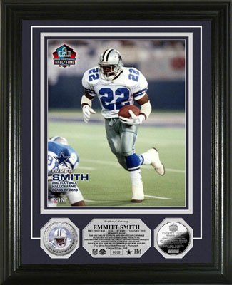Dallas Cowboys - Hall of Fame HOF - Emmitt Smith - Framed Photo Picture