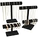 3pc Set Black Jewelry Display T Bar Bracelet Bangle 12"