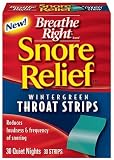 Breathe Right Snore Relief Throat Strips-30 ct.