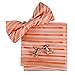 EBC1A28 Mens Striped Comfort Silk Pre-tied Bowtie Cufflinks Hanky Set By Epoint