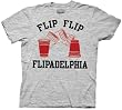 Mens Its Always Sunny In Philadelphia Flip Flip Flipadelphia T-shirt