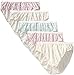 Just My Size Women's 5-Pack Cotton Lace Effects Hi-Cut Panty