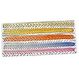 KESS InHouse Sreetama Ray "Dash 3" Dashed Paint Office Desk Mat, Blotter, Pad, Mousepad, 13 x 22-Inches