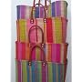 Tasche Basttasche Simona in pink orange t�rkis Mul&hellip von Frosch & Rabe