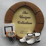 Oval Basketball Picture Frame