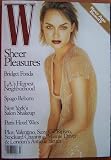 W Magazine April 1997 Volume 26 Issue 4, Couture De Force, Sheer Pleasures, New Age Beauty, Bridget Fonda, Spago Reborn, Paris Hotel Wars, Valentino, Suzy, Cal Ripken, Stockard Channing, Minnie Driver