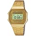 Casio Men's A168WG-9W Resin Quartz Watch with Gold Dial