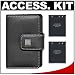 Nikon Coolpix 9412 Leather Carrying Case + (2) EN-EL10 Batteries Kit for S60, 210, S220, S500, S510, S520, S570, S600 & S700 Digital Cameras