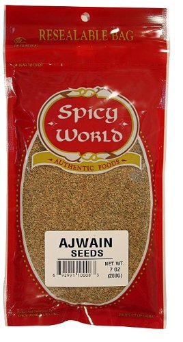 Spicy World Ajwain Seeds, 7-Ounce Pouches (Pack
