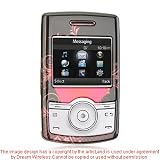Black with Red Carbon Fiber Love Heart Design Snap-On Cover Hard Case Cell Phone Protector for Samsung Propel A767