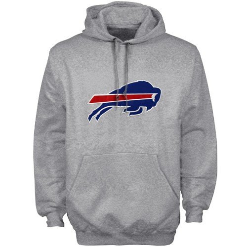 NFL Men's Buffalo Bills Grey End Zone Playbook Hood (Grey, Medium)