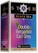 Stash Premium Double Bergamot Earl Grey Tea, Tea Bags, 18-Count Boxes (Pack of 6)