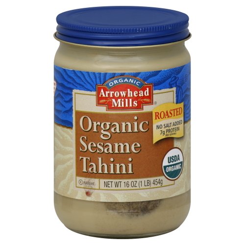 Arrowhead Mills Organic Roasted Sesame Tahini 16 oz by Arrowhead Mills