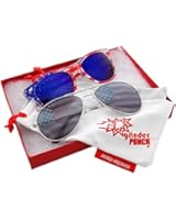 grinderPUNCH&reg; American Patriot Flag Wayfarer Sunglasses Mirror Lens USA