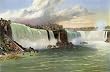 River View of Niagara Falls, Created ca. 1870 - 16x20-inch - Fine-Art-Quality Photographic Print of an Image from the Library of Congress Collection