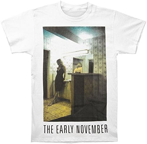 Early November Men's The Room's Too Cold T-shirt Medium White