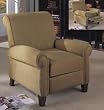 Pure Suede Recliner in Tan