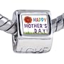 Pandora Style Bead Happy Mother's Day Theme Photo Love European Charm Bead Fits Pandora Bracelet